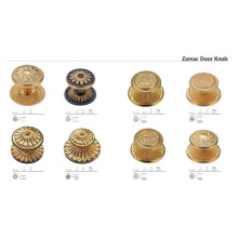 Zamac and Crystal Knob for Bathroom or Cupboard